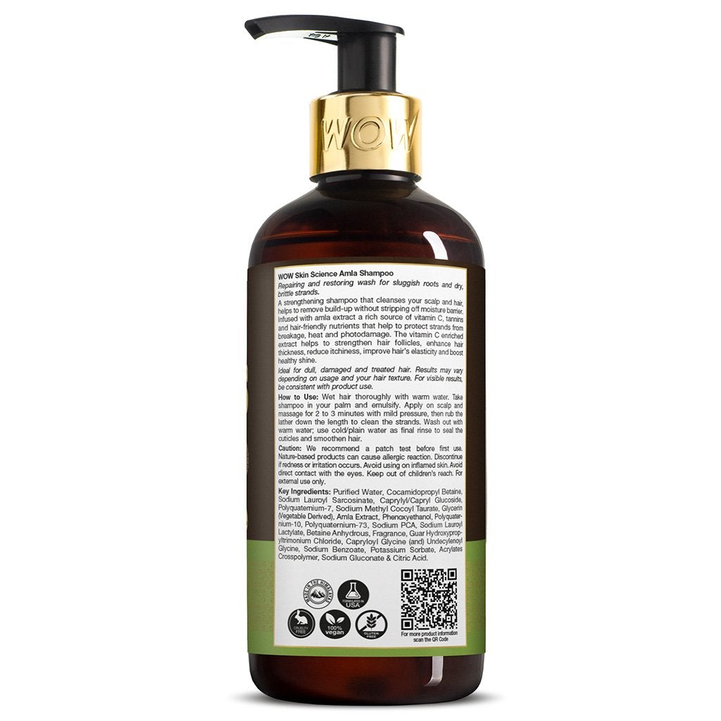 WOW Amla Shampoo For Dry & Weak Hair