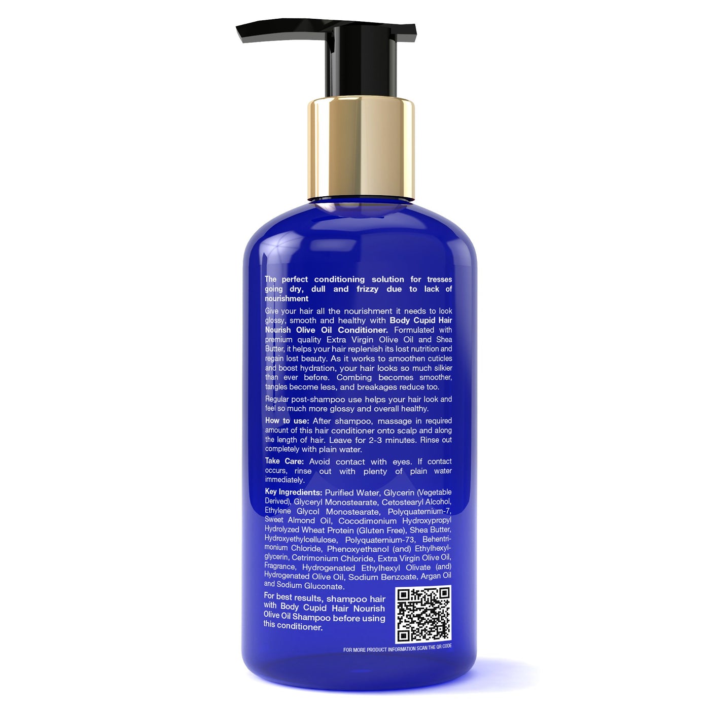 WOW Hair Nourish Olive Oil Shampoo By Body Cupid - 300 ml - No Sulphate , No Paraben