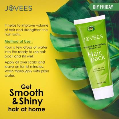 JOVEES Herbal Regrowth And Revitalising Hair Pack  (200 g)