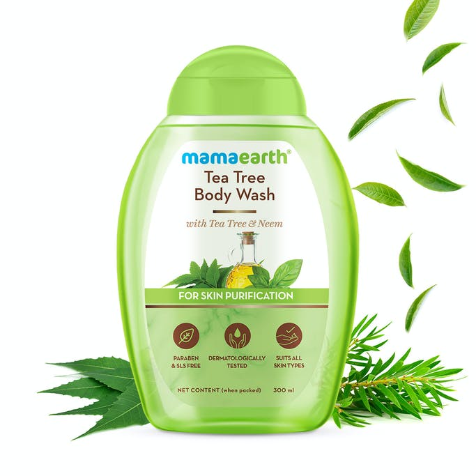 MamaEarth Tea Tree Body Wash With Tea Tree and Neem For Skin Purification - 300 ml