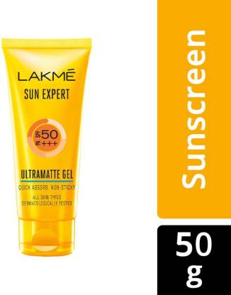 Lakme Sun Expert Ultra Matte Gel Sunscreen  SPF 50  50 gm