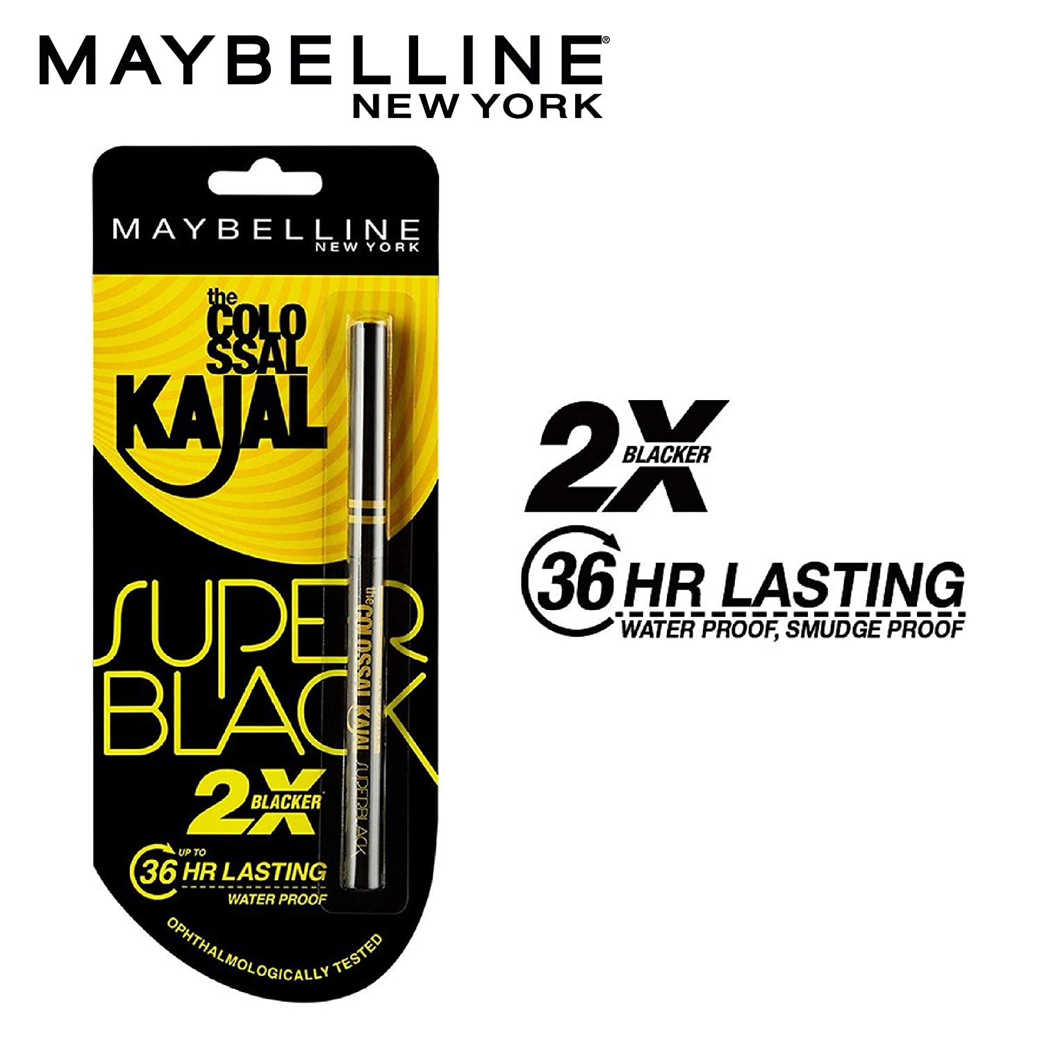 MAYBELLINE THE COLOSSAL KAJAL SUPER BLACK