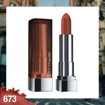 MAYBELLINE COLOR SENSATIONAL CREAMY MATTE LIPSTICK- MIDTOWN PINK - 673