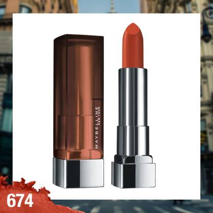 MAYBELLINE COLOR SENSATIONAL CREAMY MATTE LIPSTICK - MADISON RED -674