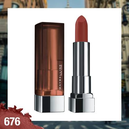 MAYBELLINE COLOR SENSATIONAL CREAMY MATTE LIPSTICK - EAST VILLAGE ROSE - 676