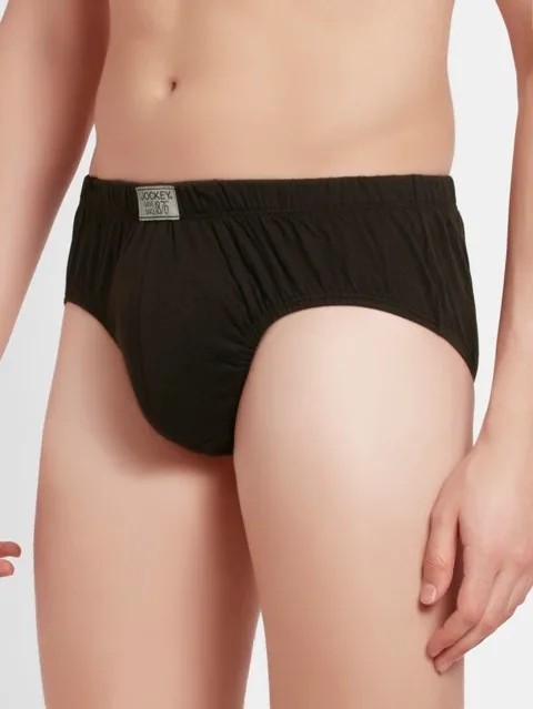 JOCKEY (Modern classic 8035) Poco Brief with Concealed Waistband (Pack of 2) - Brown