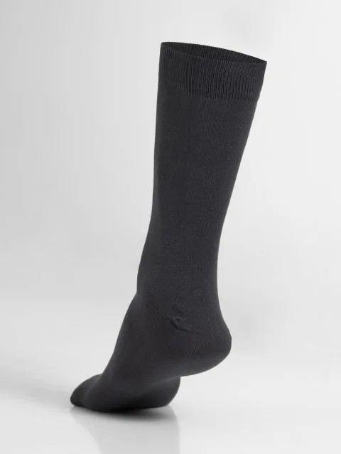 JOCKEY  SOCKS (1 pair) (Elance 7192) Formal Calf Length Socks for Men - Cool Grey