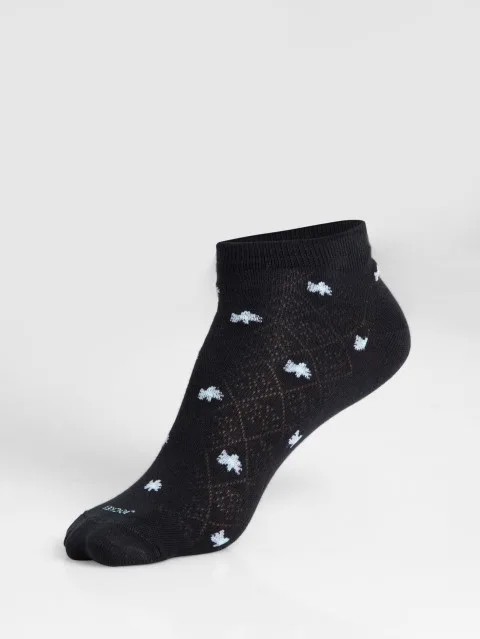 JOCKEY SOCKS (1 PAIR)(24X7 WOMAN 7481) Low Show Socks for Women - Black