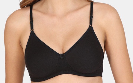 FAIRLOOK  Women's Cresent  Non Padded  Elastic  Bra (Pack of 2) -Black Colour