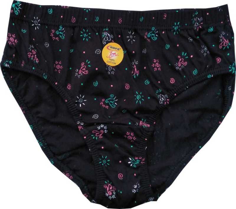 RUPA  PLAIN PANTY - ASSORTED COLOURS (PACK OF 5)