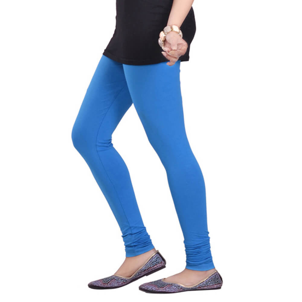Leggings -  Women's Cotton Churidar  Leggings - FEROZA COLOUR