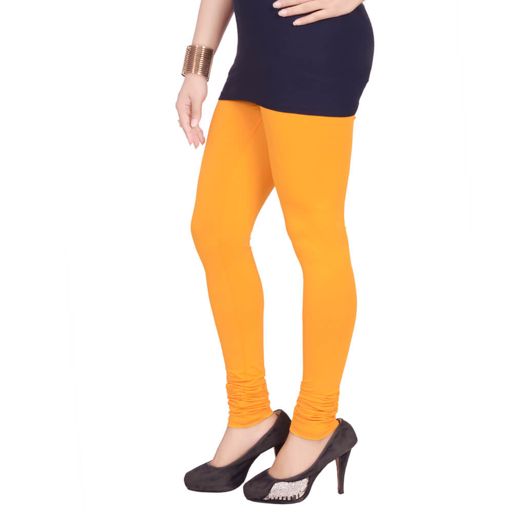 Leggings -  Women's Cotton Churidar  Leggings - MAZZA COLOUR