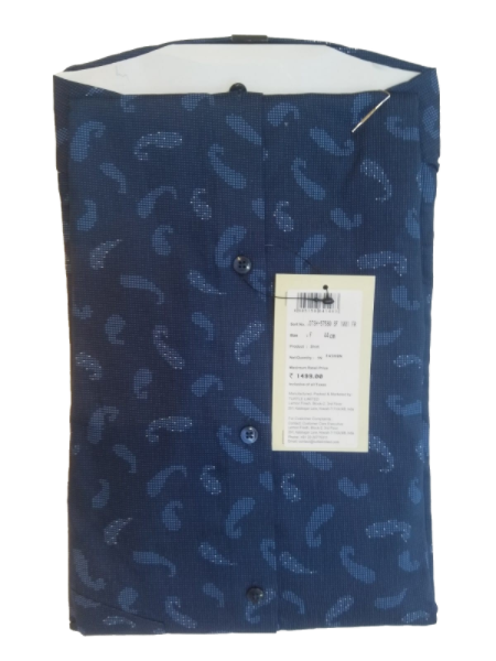 TURTLE Men Slim Fit Printed Full Sleeve Shirt (OTSH -57580)