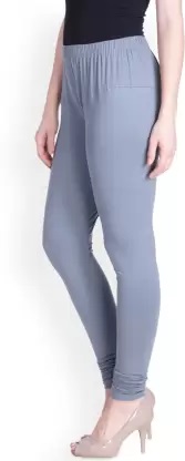 LYRA - Indian Churidar Leggings For Women - Steel Grey Colour
