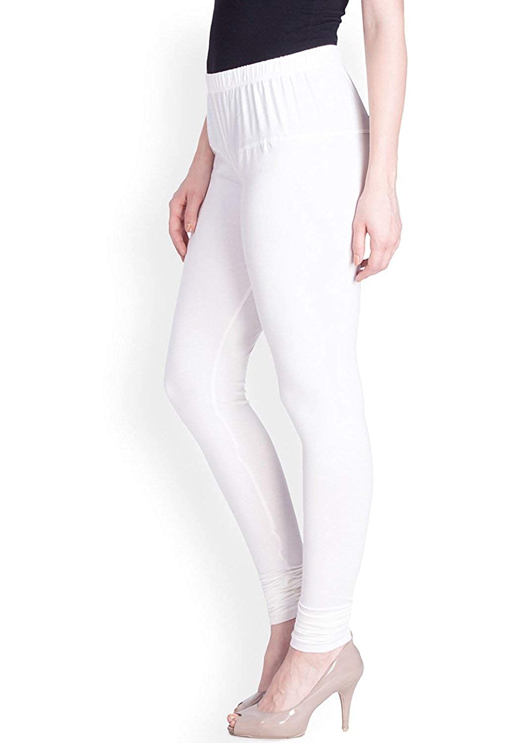 LYRA - Indian Churidar Leggings For Women - White Colour