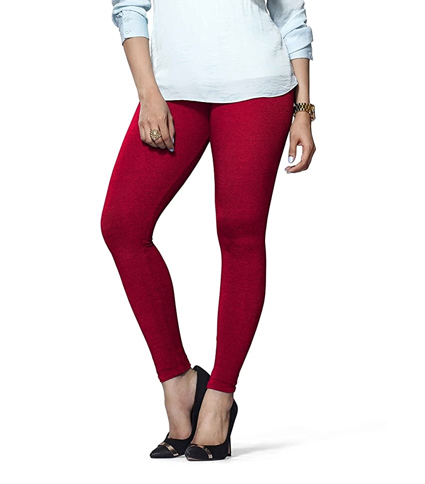 LYRA - Ankle Length Leggings For Women - Bubble Gum Colour