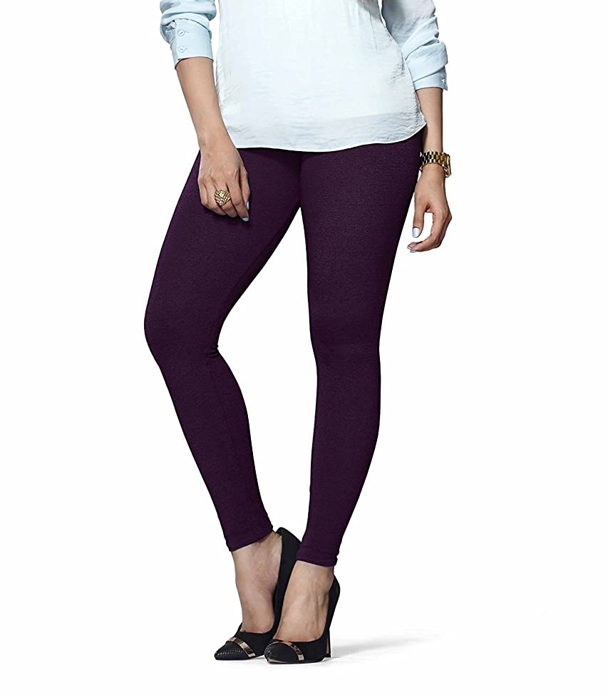 LYRA - Ankle Length Leggings For Women - Purple Colour