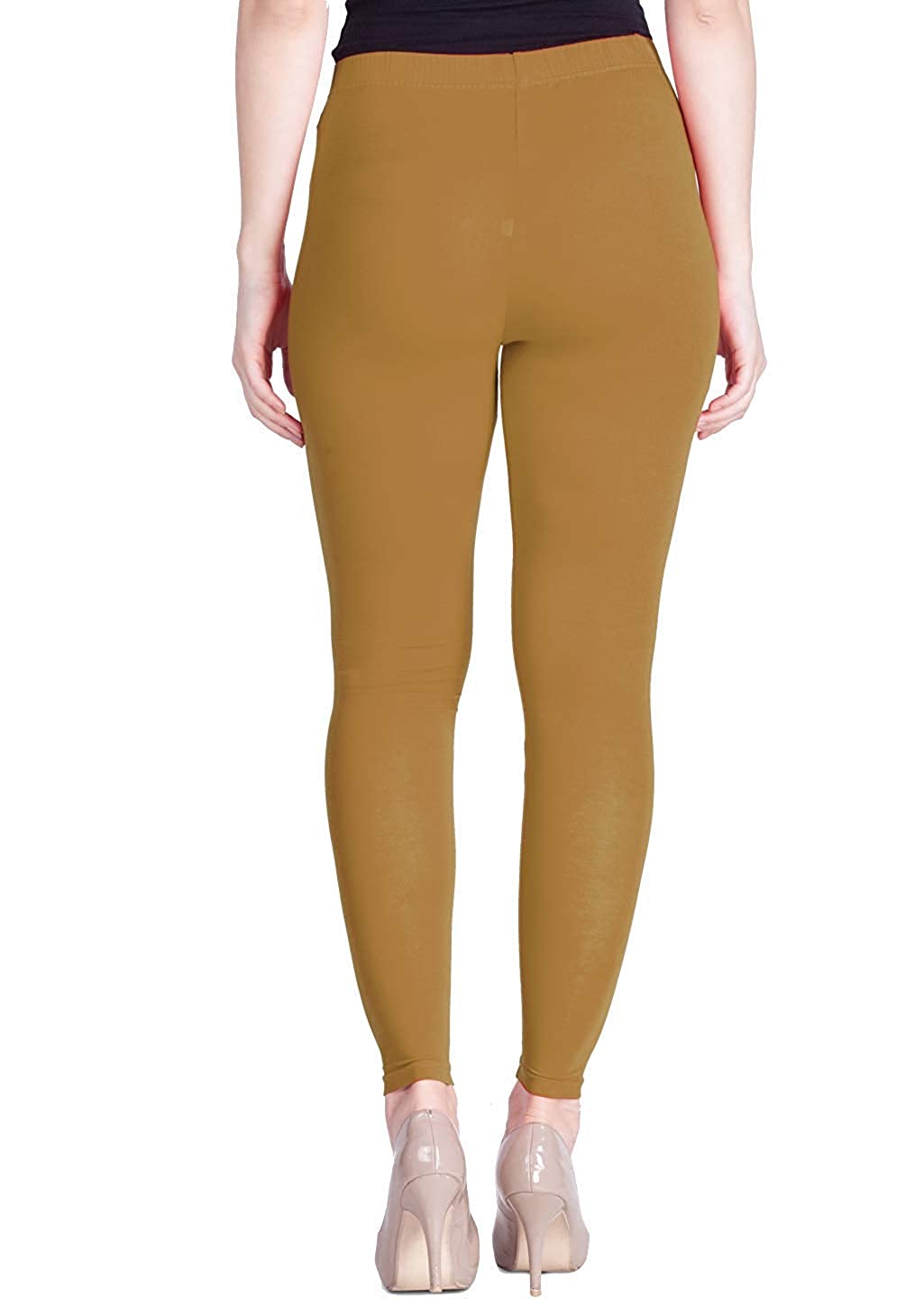 LYRA - Ankle Length Leggings For Women - Wheat Colour
